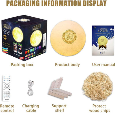 QURAN SPEAKER - 7 COLORS & BLUETOOTH